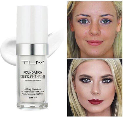 foundation die zich aanpast aan je huidskleur